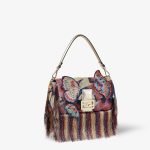 FENDI Baguette® Bag with multicolor lamé Night Butterfly embroidery - Image 3